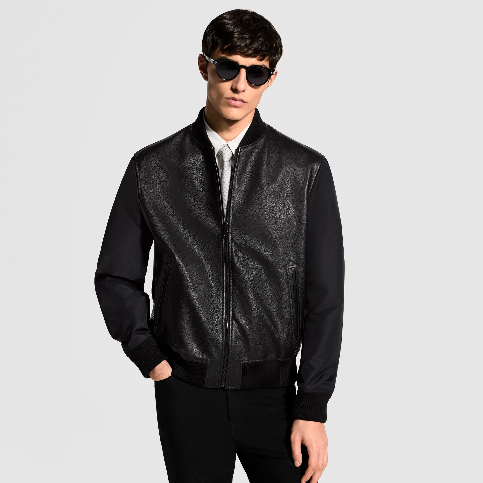 Reversible Leather Nylon Jacket - High-End Ready-to-Wear | Louis